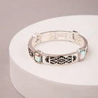 Western Aztec Jeweled Pictograph Bracelet - Henderson's Western Store