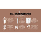 Felt Car Freshener - Henderson's Western Store