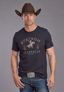 Load image into Gallery viewer, Stetson Bronc Scenery Tee