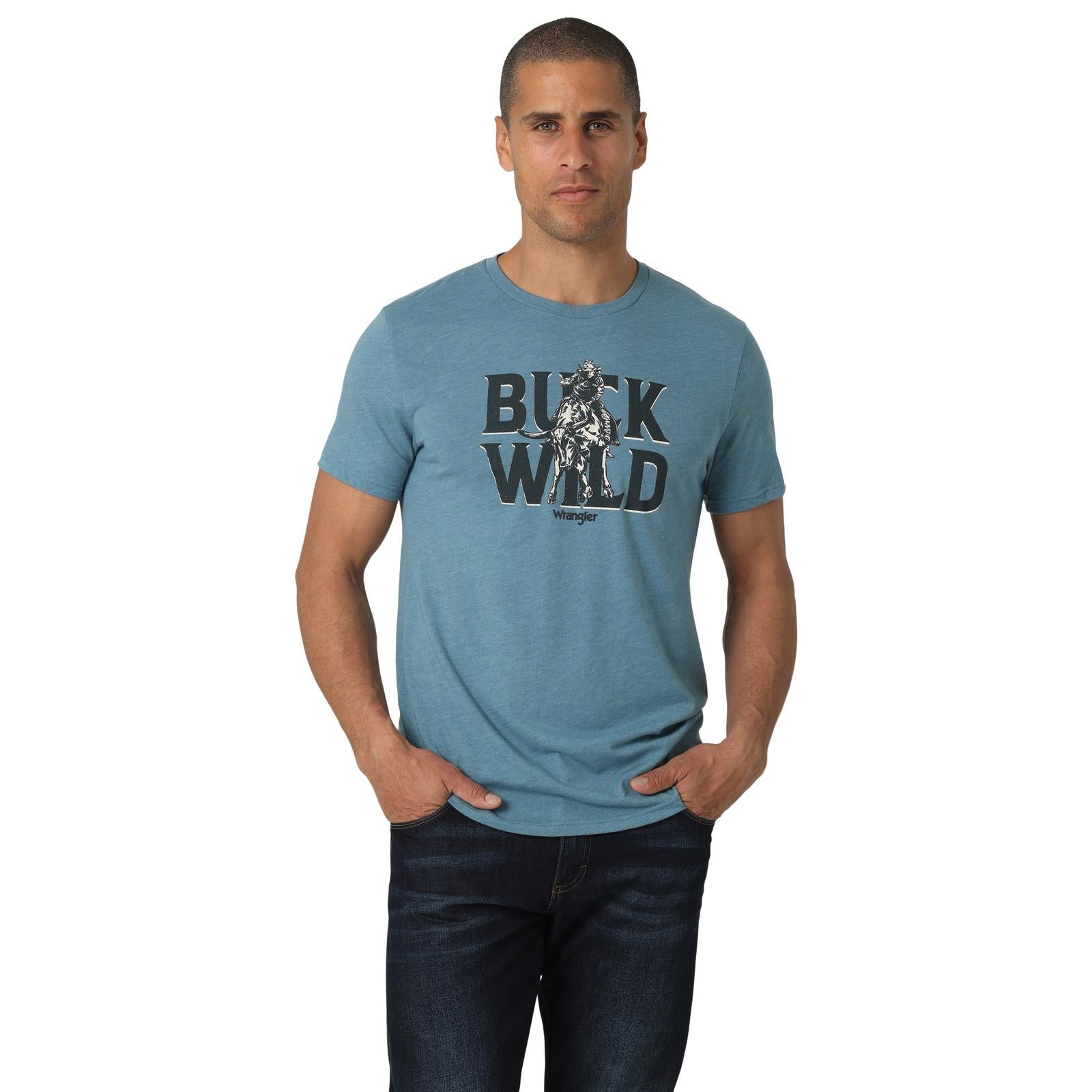 Men's Wrangler Buck Wild Tee - Henderson's Western Store