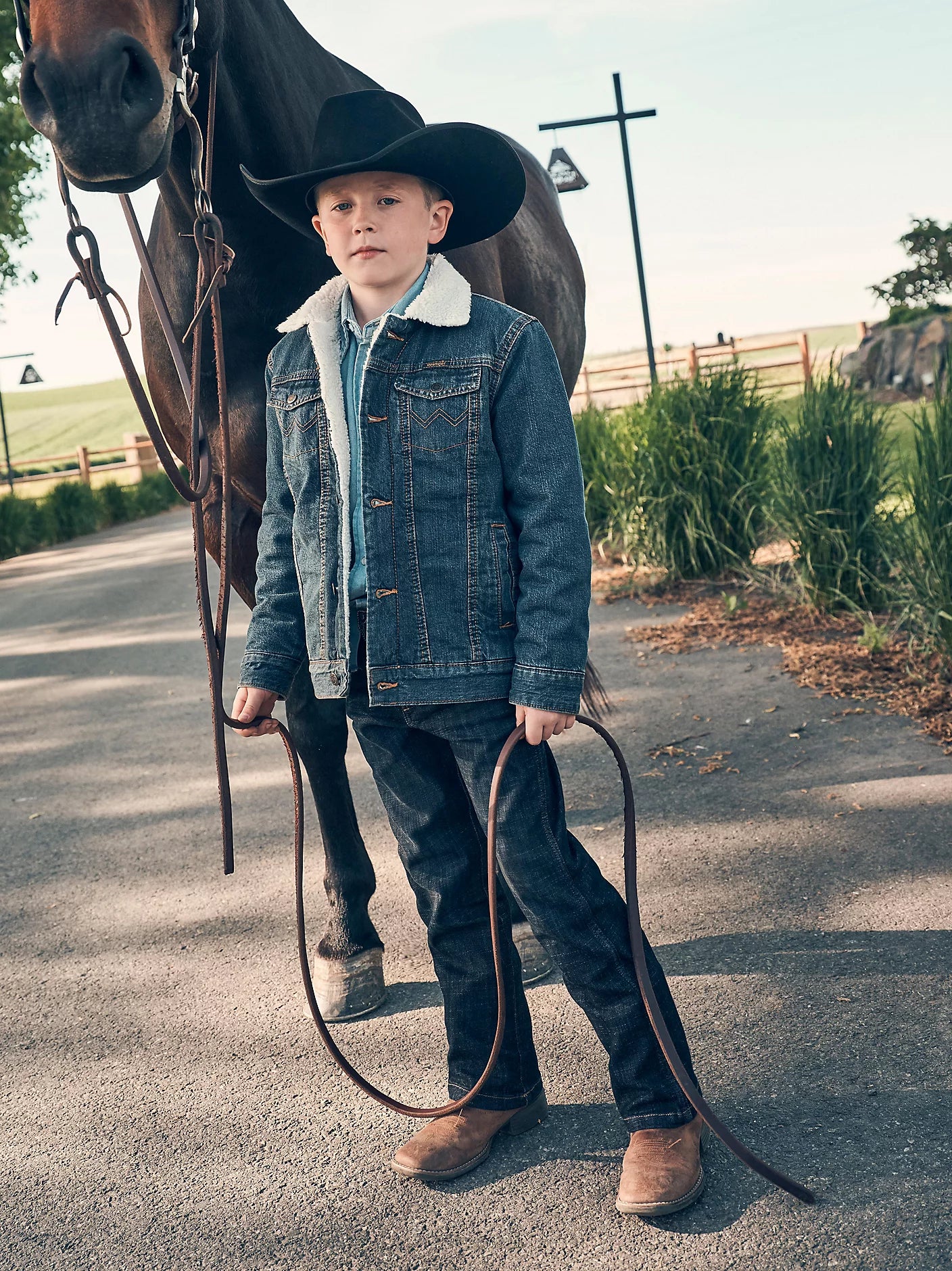 Boy's Wrangler Retro Slim Boot - Henderson's Western Store