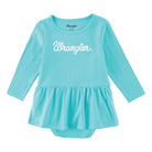 Wrangler Baby Skirted Bodysuit ~ Teal - Henderson's Western Store