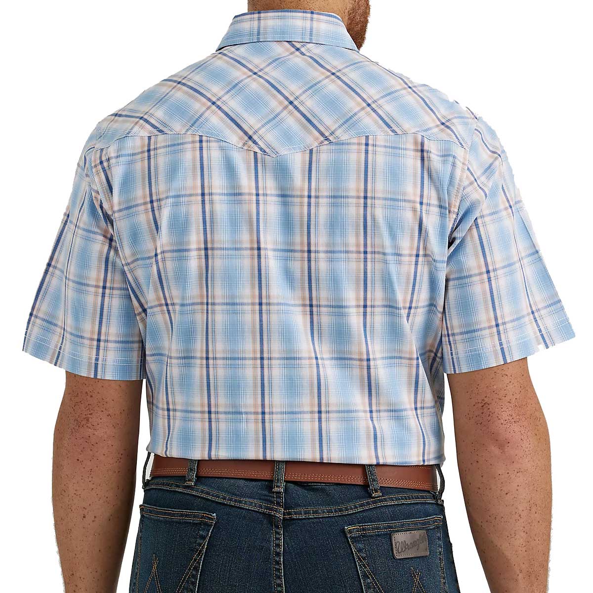 Wrangler 20X Competition Shirt ~ Classic Blue - Henderson's Western Store