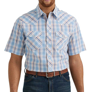 Load image into Gallery viewer, Wrangler 20X Competition Shirt ~ Classic Blue - Henderson&#39;s Western Store