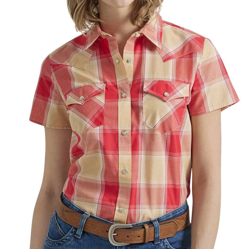 Ladies Wrangler Essential  ~ Red & Yellow - Henderson's Western Store