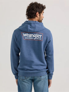 Load image into Gallery viewer, Wrangler Logo Hoodie ~ Denim