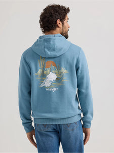 Load image into Gallery viewer, Wrangler Hoodie ~ Blue