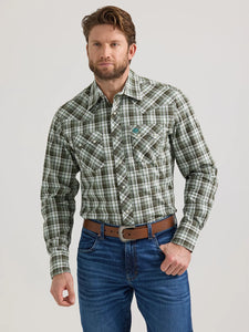 Load image into Gallery viewer, Men&#39;s Wrangler Retro Plaid ~ Green