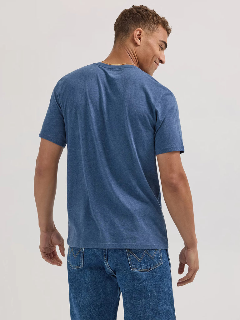 Men's Wrangler Rope Logo Tee ~ Denim