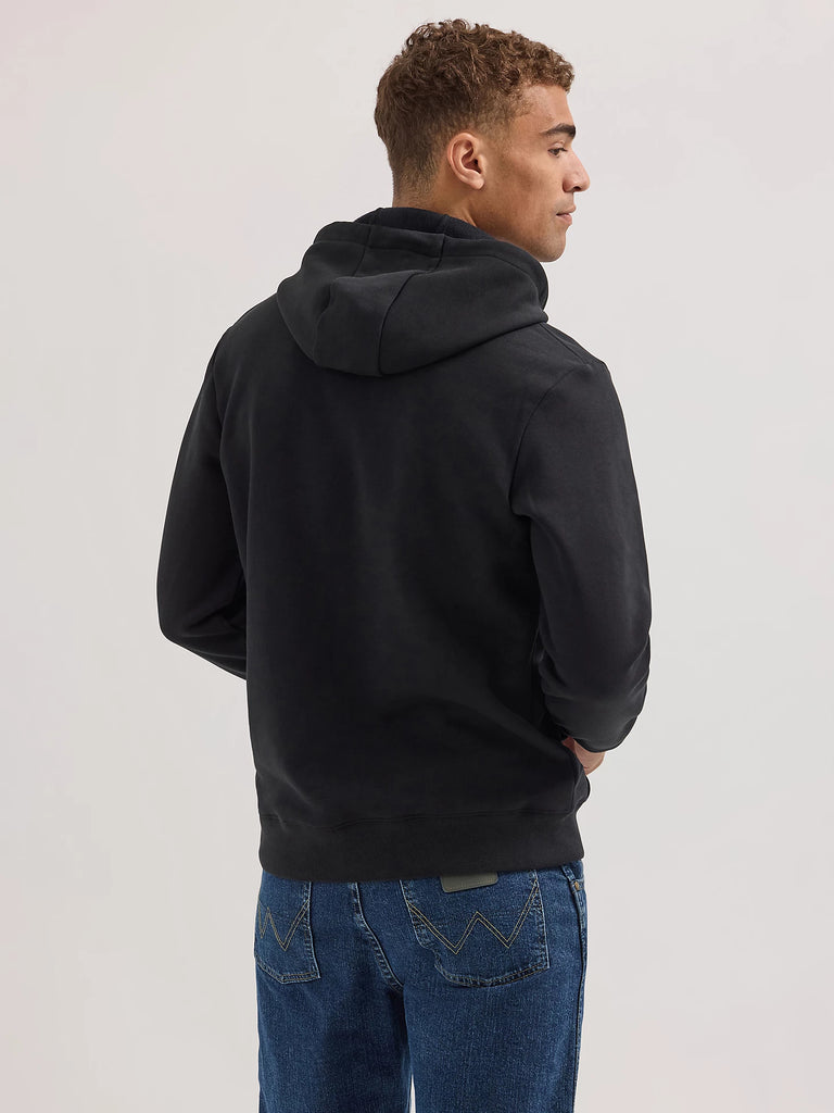 Wrangler Logo Hoodie ~ Black