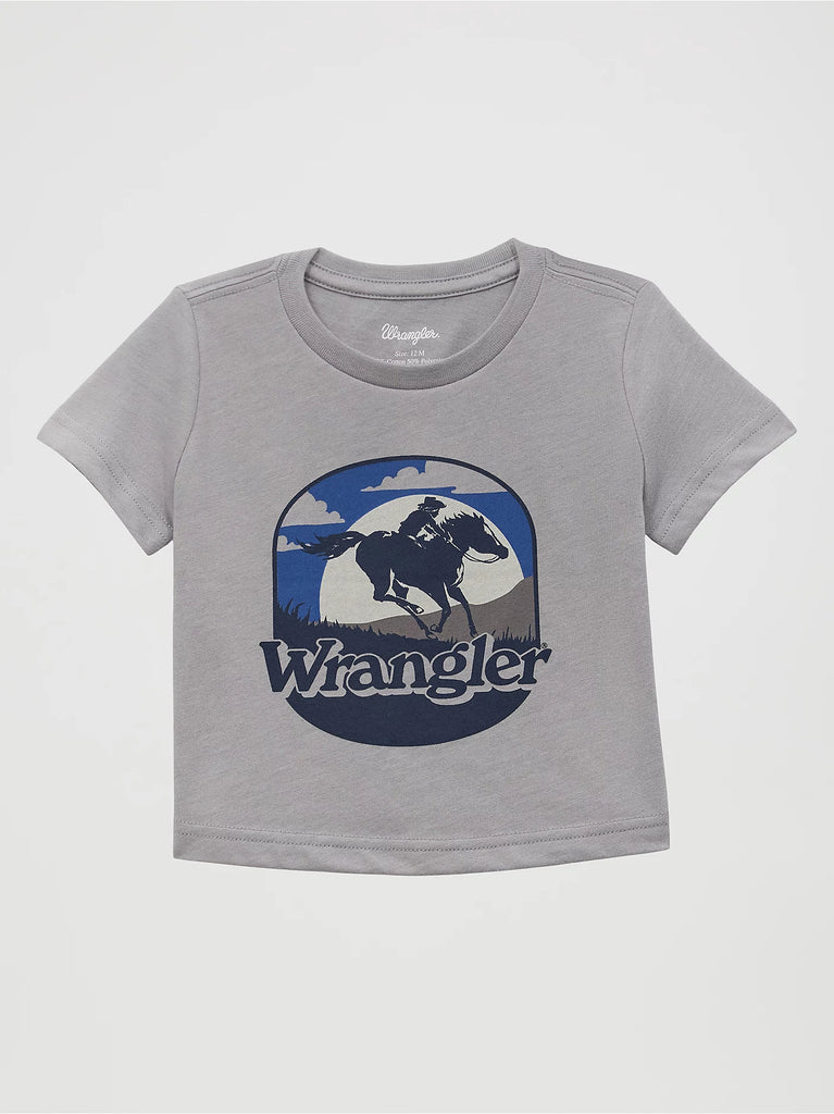 Wrangler Infant Logo Tee ~ Gray