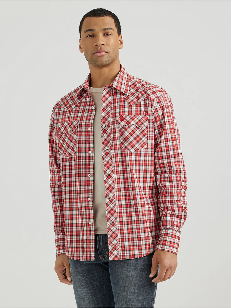 Men's Wrangler Retro Plaid ~ Red