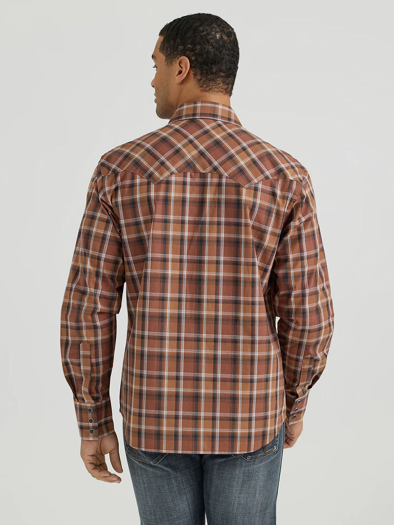 Men's Wrangler Retro Plaid ~ Brown