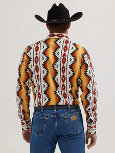 Load image into Gallery viewer, Checotah Western Shirt by Wrangler ~ Sunset