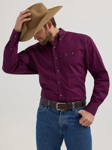 Load image into Gallery viewer, George Strait Shirt by Wrangler ~ Plum