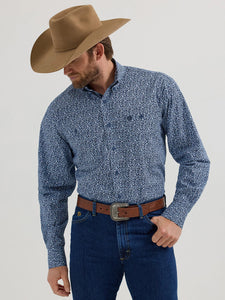 Load image into Gallery viewer, George Strait Shirt by Wrangler ~ Navy