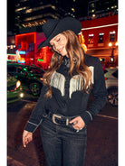 Ladies Wrangler Western Fringe Shirt - Henderson's Western Store