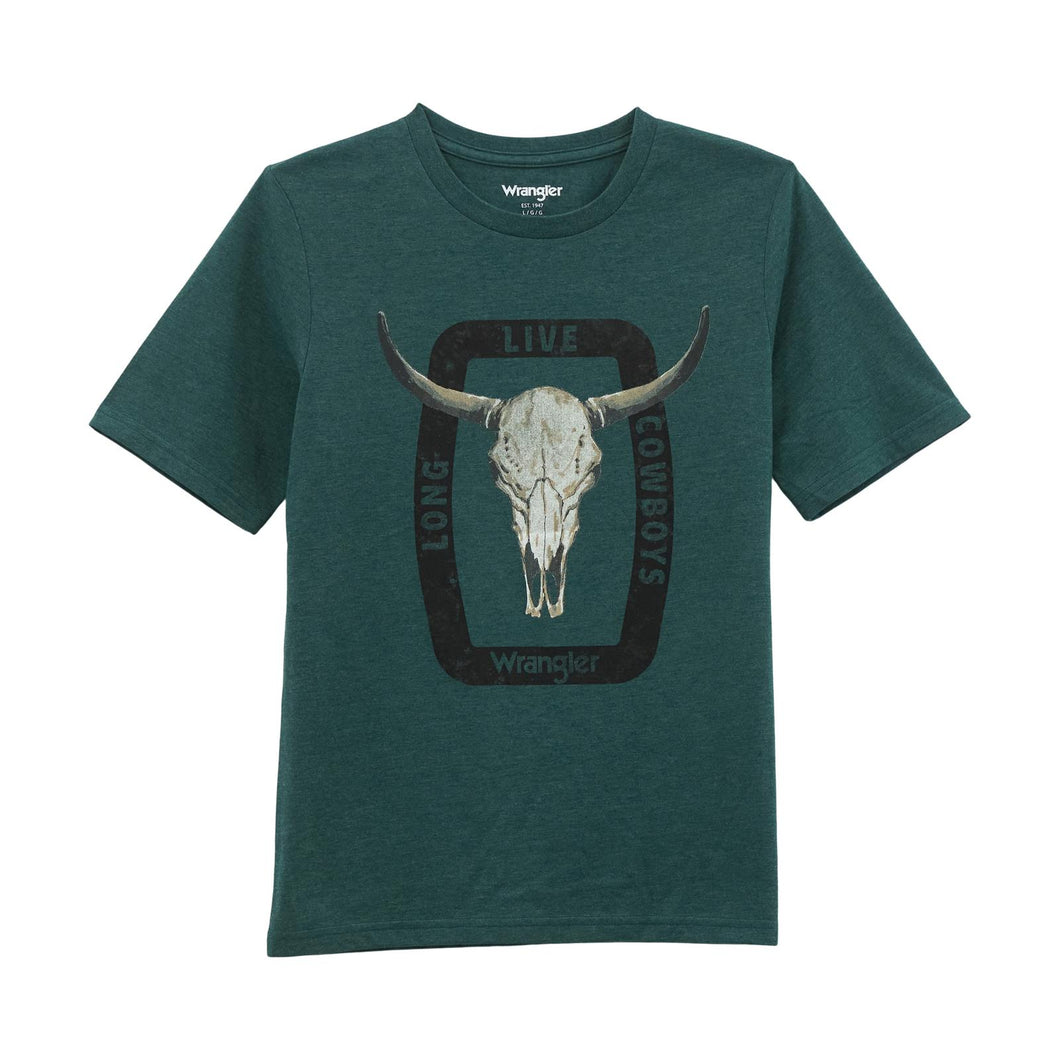 Boy's Wrangler Tee ~ Sea Moss