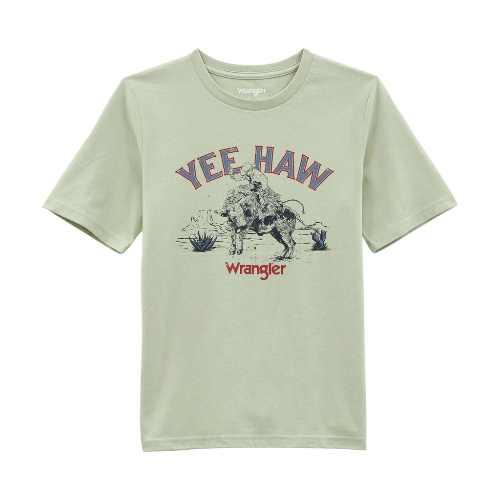Boy's Wrangler Tee ~ Sea Foam