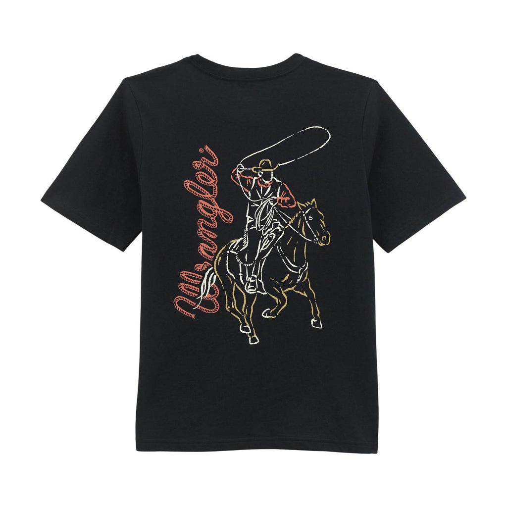 Boy's Wrangler Tee ~  Jet Black