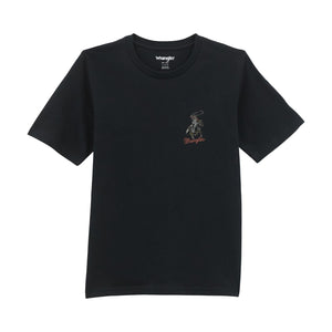 Load image into Gallery viewer, Boy&#39;s Wrangler Tee ~  Jet Black