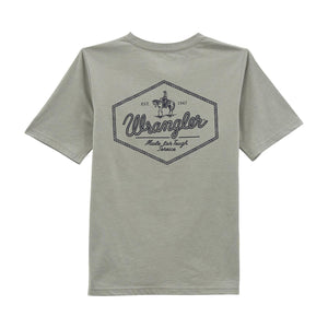 Load image into Gallery viewer, Boy&#39;s Wrangler Tee ~  Limestone