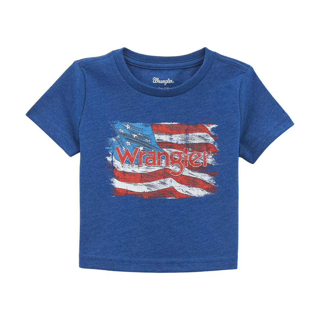 Wrangler Baby Tee ~ Blue