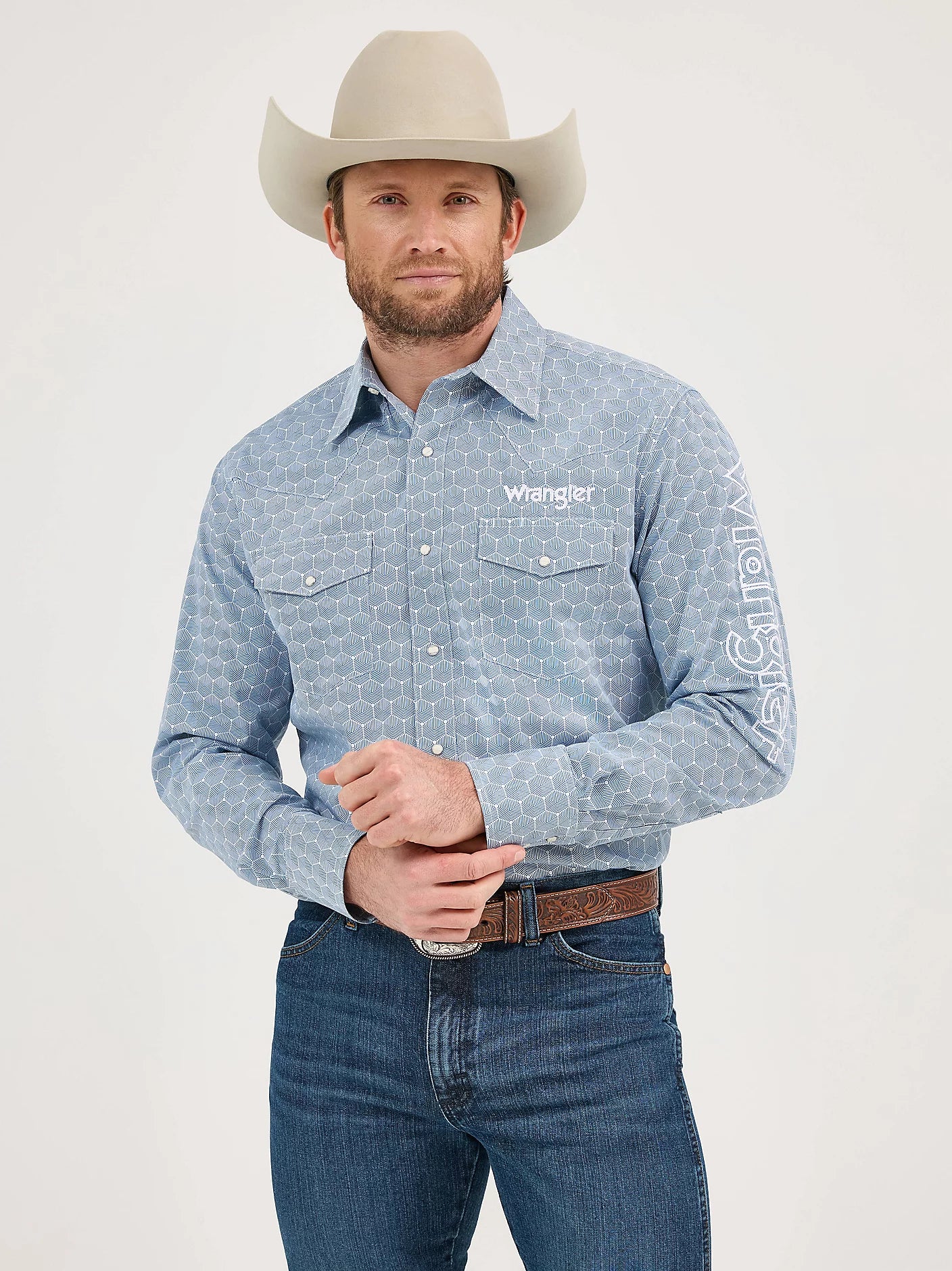 Men's Wrangler Logo Print - Henderson's Western Store