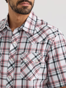 Load image into Gallery viewer, Men&#39;s Wrangler Retro Plaid ~Frosted Red - Henderson&#39;s Western Store