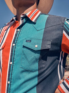 Load image into Gallery viewer, Men&#39;s Wrangler Vintage Inspired Brushpopper Shirt - Henderson&#39;s Western Store