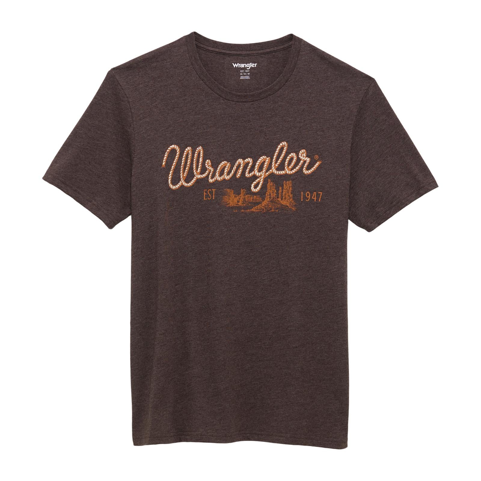 Men's Wrangler Tee ~ Ganache - Henderson's Western Store