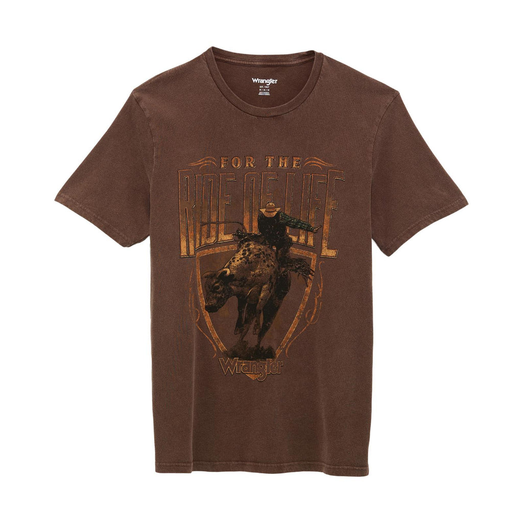 Men's Wrangler Tee ~ Potting Soil - Henderson's Western Store