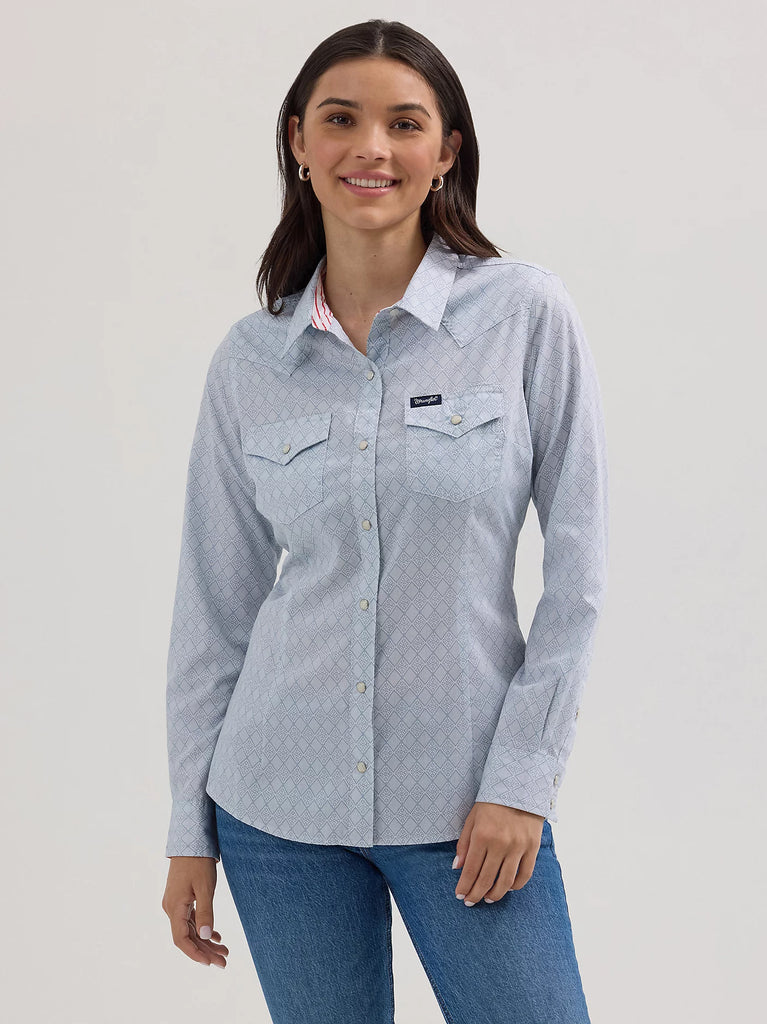 Wrangler Retro Western Snap ~ Diamond Sky - Henderson's Western Store