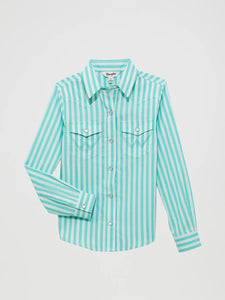 Load image into Gallery viewer, Girl&#39;s Wrangler Western Shirt - Henderson&#39;s Western Store