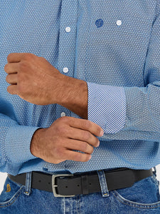 Load image into Gallery viewer, George Strait Shirt by Wrangler ~ Dusty Blue