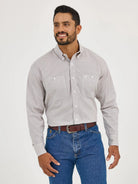 George Strait Shirt by Wrangler ~ Grey Fence - Henderson's Western Store