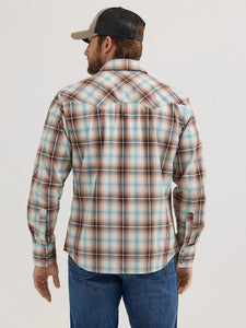 Load image into Gallery viewer, Men&#39;s Wrangler Retro Plaid ~ Brown - Henderson&#39;s Western Store