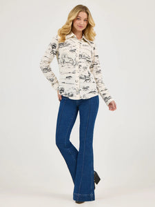 Load image into Gallery viewer, Lainey Wilson Country Toile Shirt by Wrangler X - Henderson&#39;s Western Store