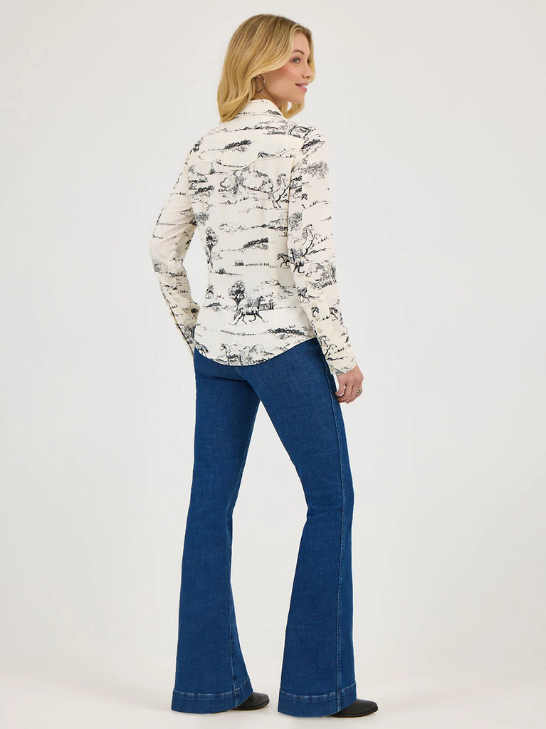 Lainey Wilson Country Toile Shirt by Wrangler X - Henderson's Western Store
