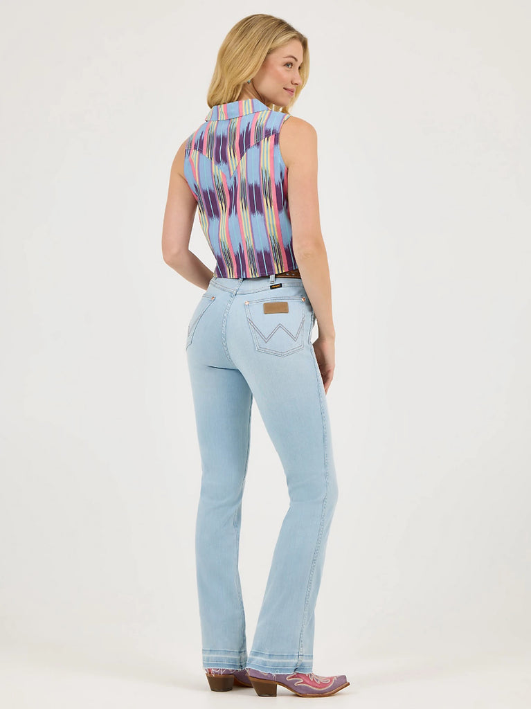 Lainey Wilson Sleeveless Tie Front Checotah by Wrangler - Henderson's Western Store