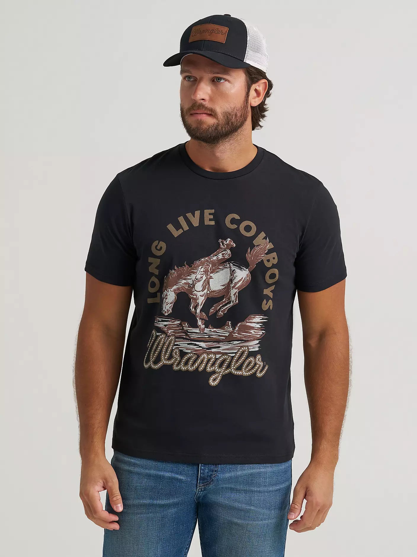 Wrangler Sepia Cowboy Tee - Henderson's Western Store