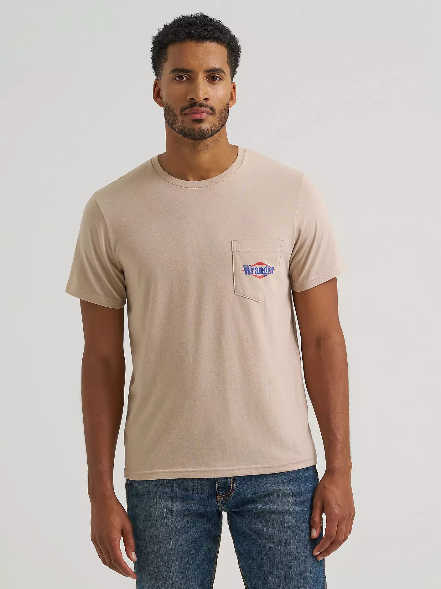 Wrangler Framed Logo Pocket Tee - Henderson's Western Store