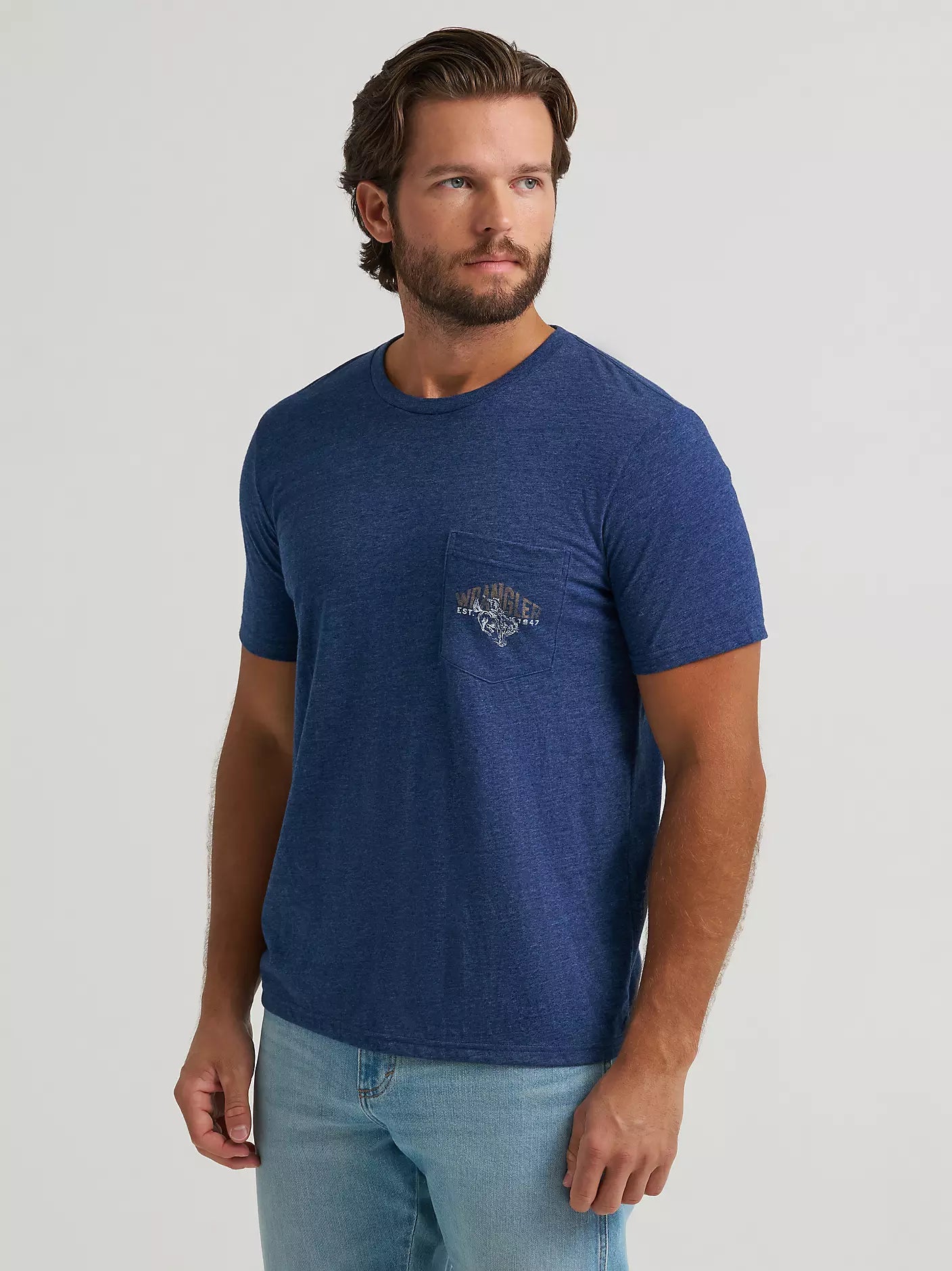 Wrangler Back Rider Pocket Tee - Henderson's Western Store