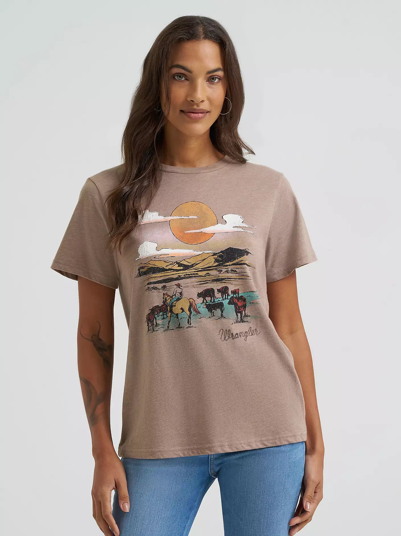 Desert Landscape  Tee by Wrangler - Henderson's Western Store