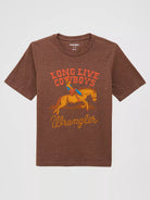 Boy's Riding Cowboy Tee by Wrangler - Henderson's Western Store