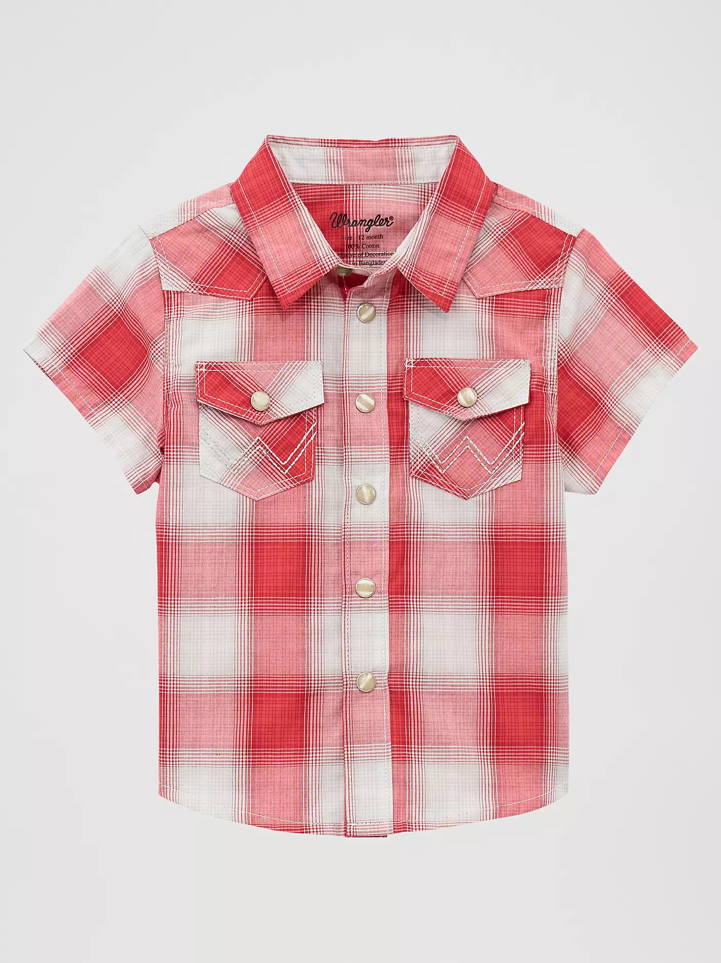 Wrangler Baby Shirt ~ Red - Henderson's Western Store