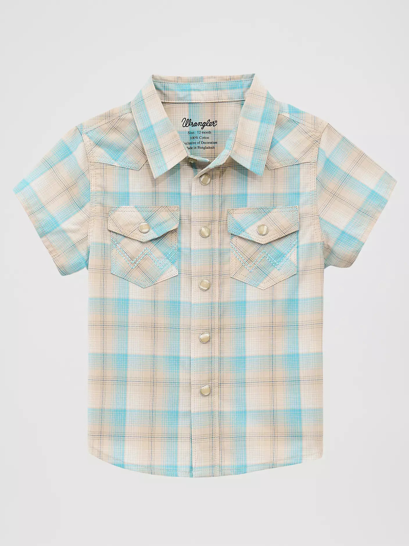 Wrangler Baby Shirt ~ Tan - Henderson's Western Store