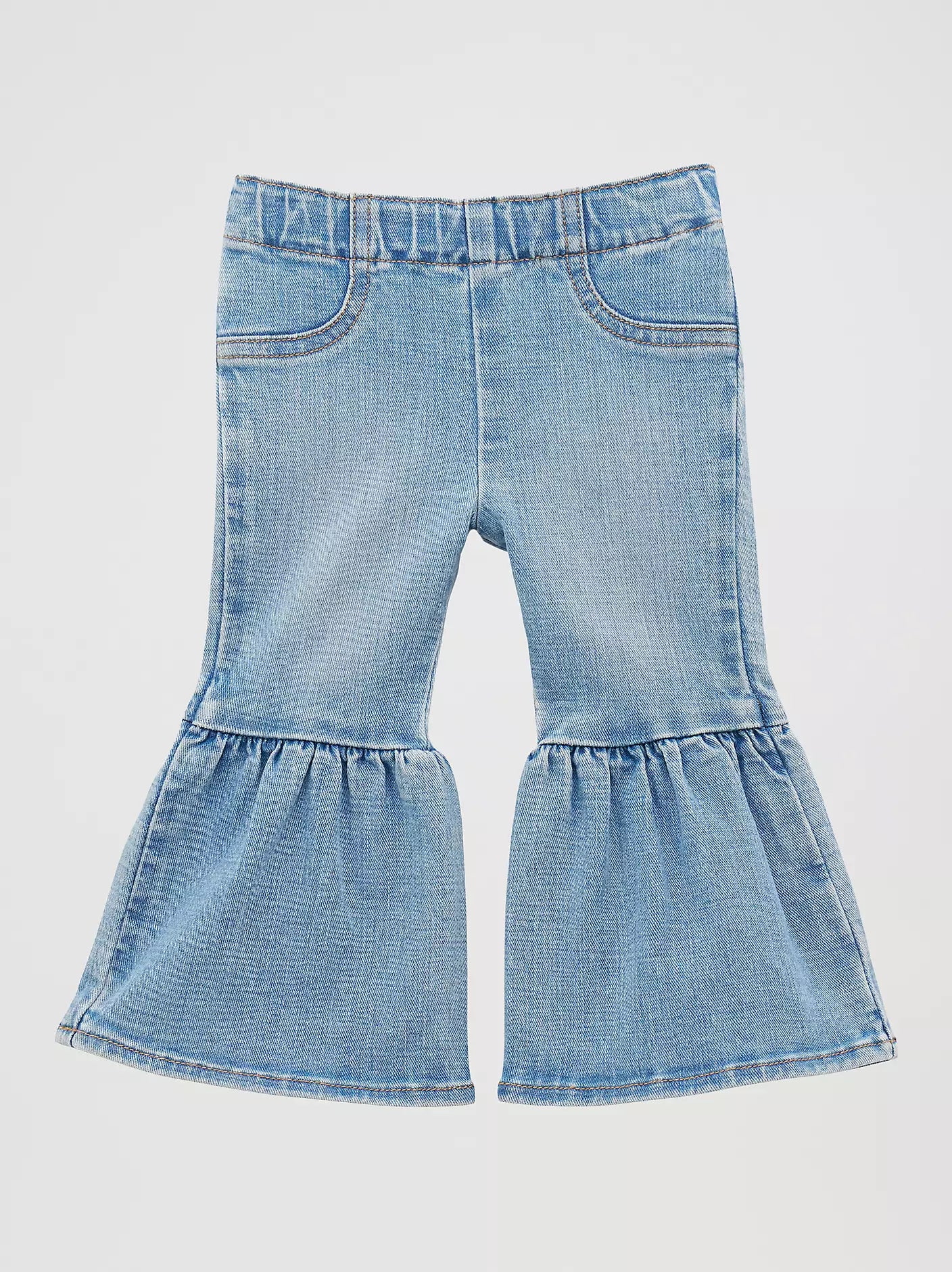 Girl's Wrangler Ruffle Leg Flare Jean - Henderson's Western Store