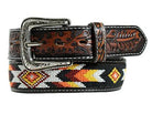 Breaded Inlay Belt - Henderson's Western Store
