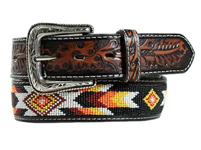 Breaded Inlay Belt - Henderson's Western Store